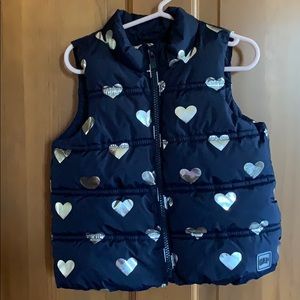 Toddler Heart Puffer Vest